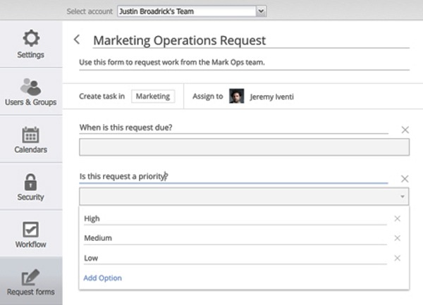 بخش انواع فرم ها در سایت حرفه ای
