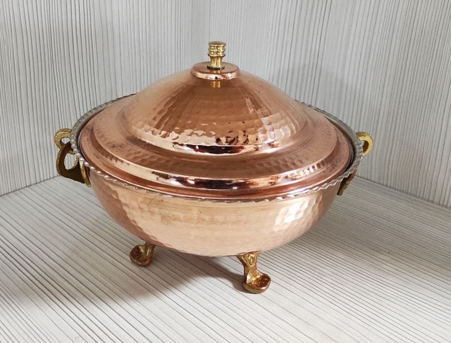 شکلات خوری مسی سه پایه