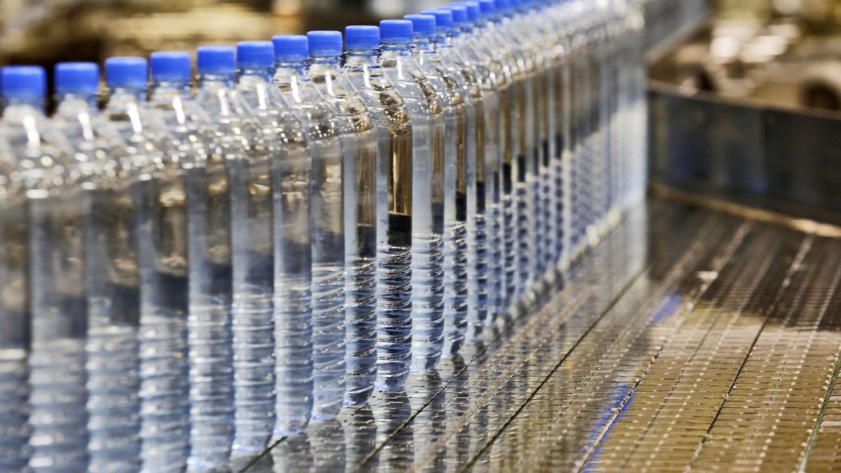 بطری پلاستیکی یک لیتری