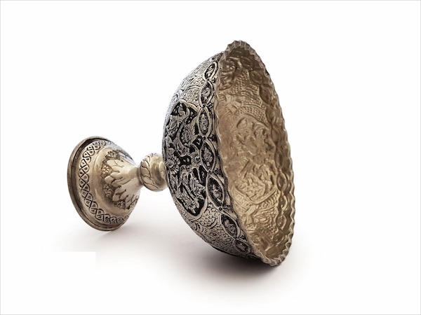 میوه خوری مسی قلم زنی