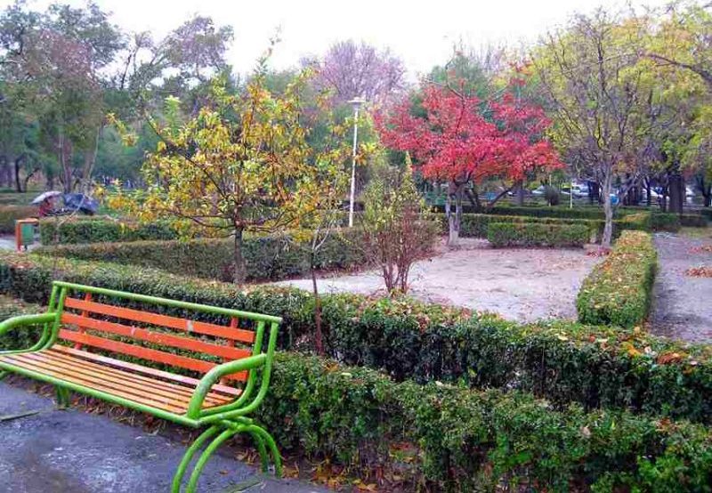 نیمکت پارک اتوکد