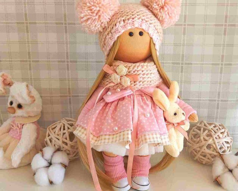 عروسک روسی صورتی