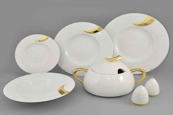 ظروف چینی سفید