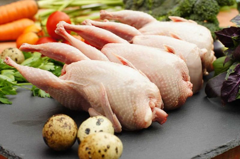 گوشت بلدرچین