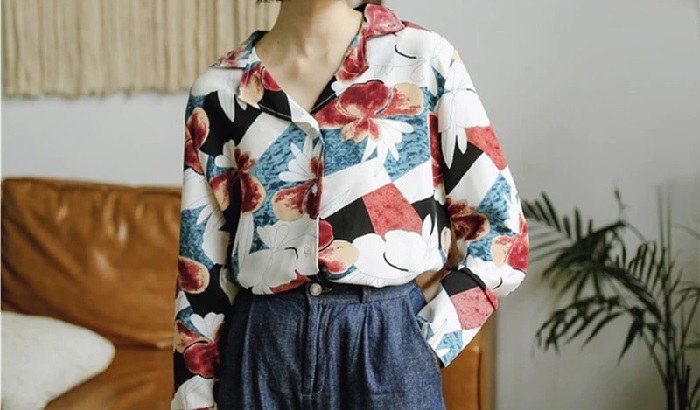 شومیز گلدار