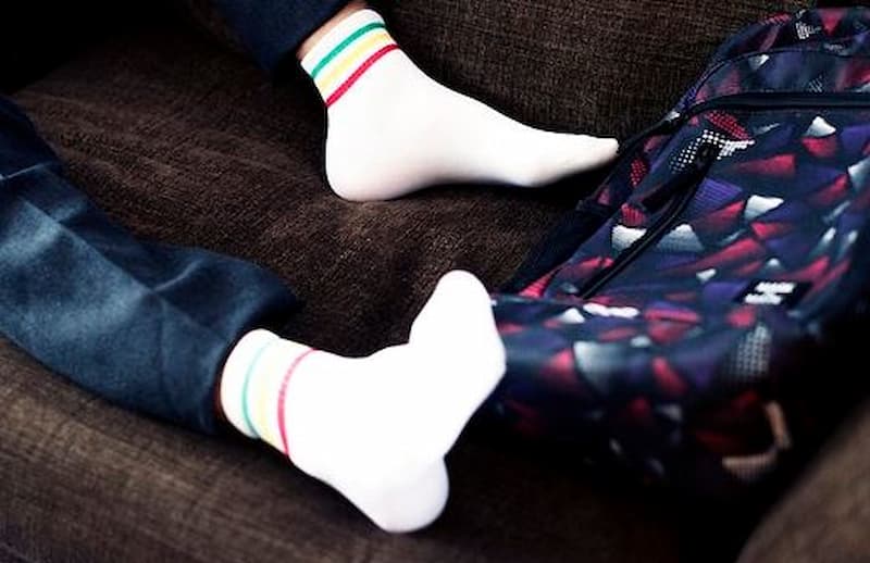 جوراب پسرانه سفید