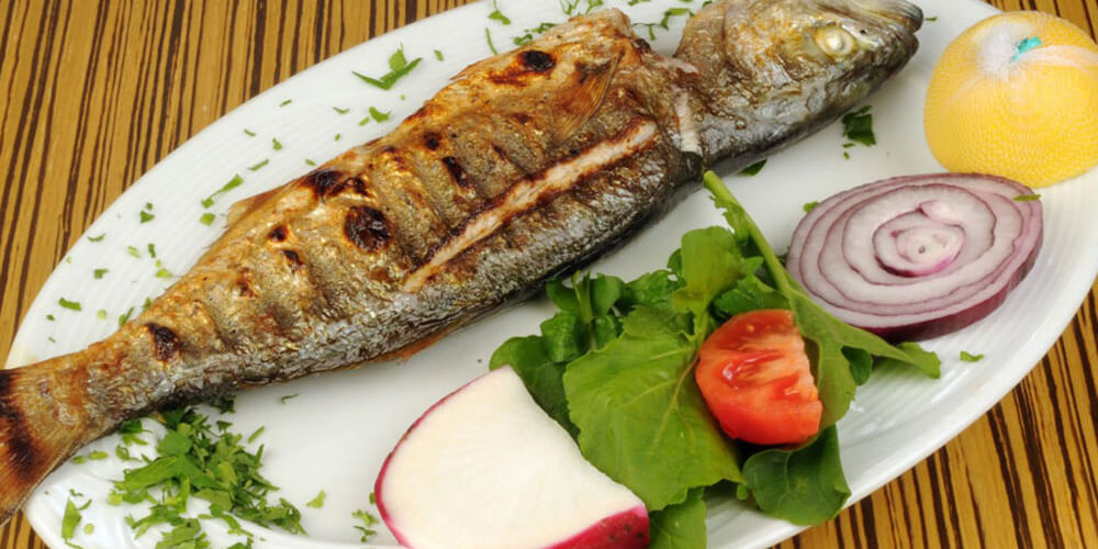 فیله قزل‌آلا زعفرانی1