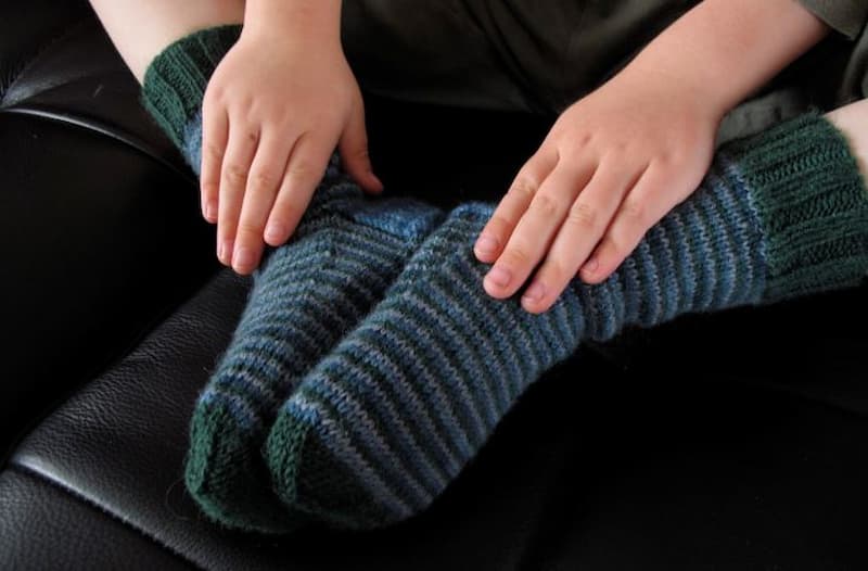 جوراب کاموایی بلند