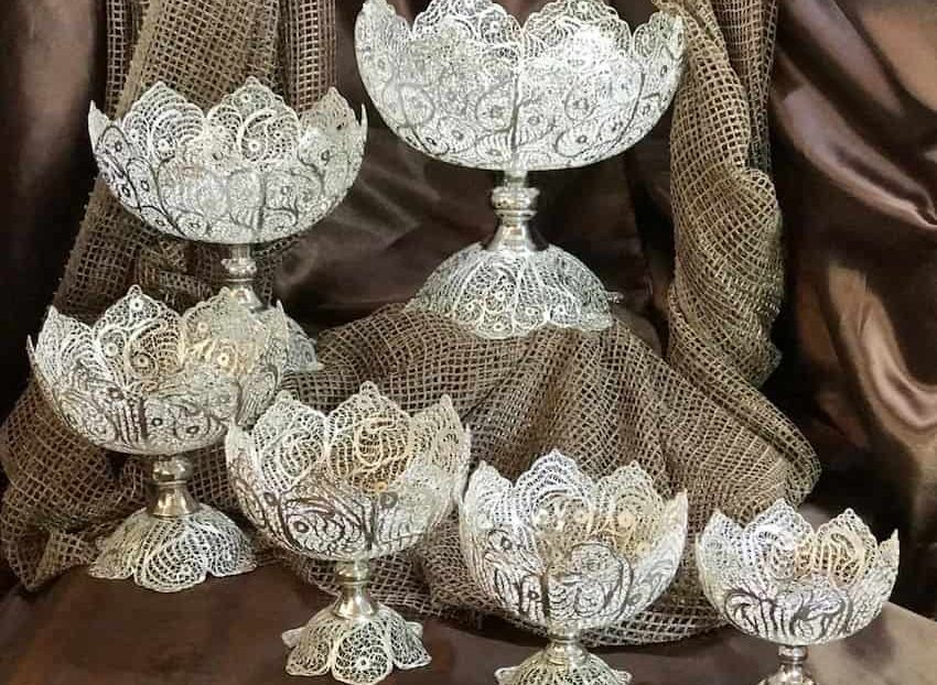 ظروف نقره کاری اصفهان