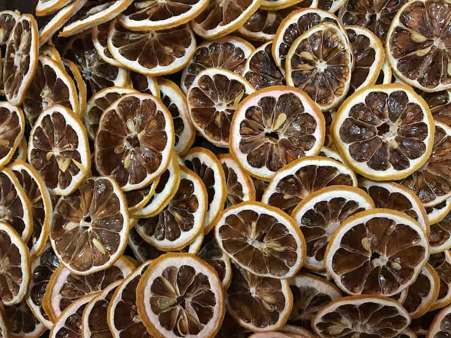 لیمو خشک حلقه ای