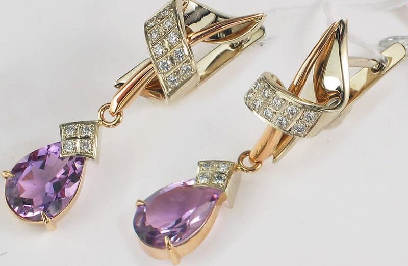 گوشواره طلا زرد