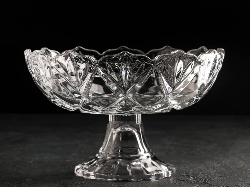 میوه خوری بلور پایه دار