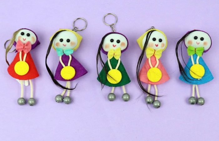 جاکلیدی نمدی عروسکی