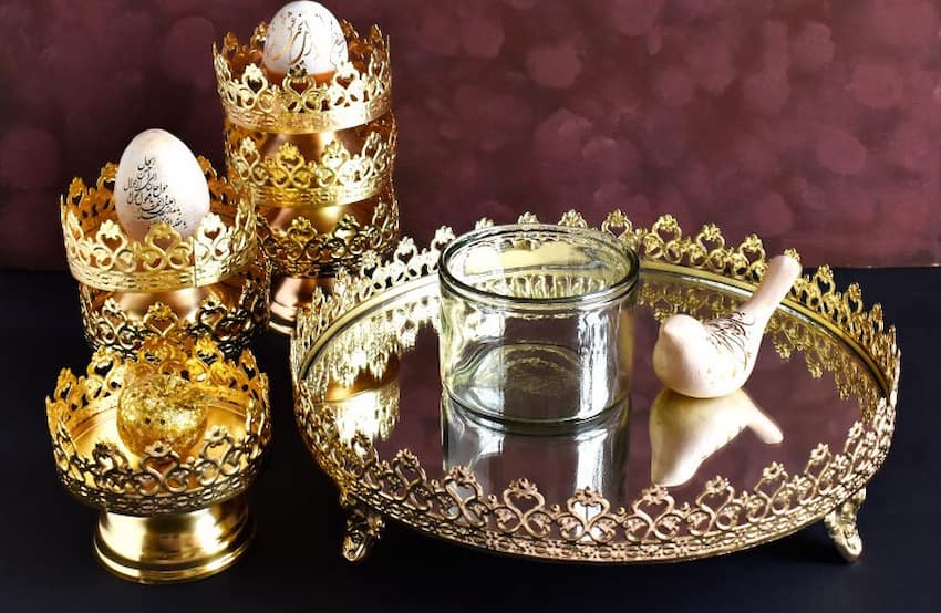 ظروف پیوتر طلایی