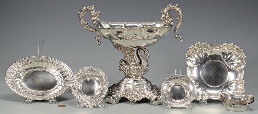 ظروف سرو غذا نقره