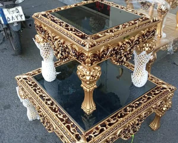 میز عسلی سلطنتی چوبی