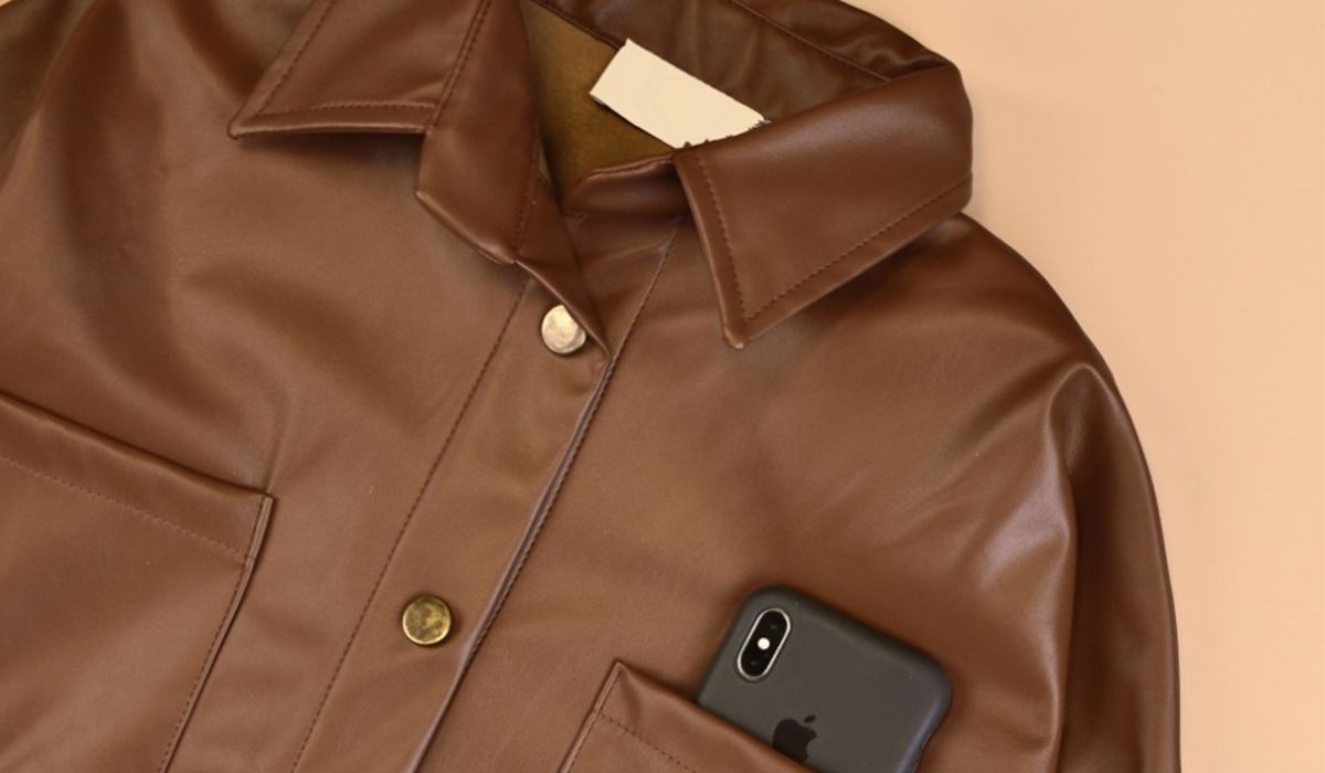 پالتو چرم کوتاه