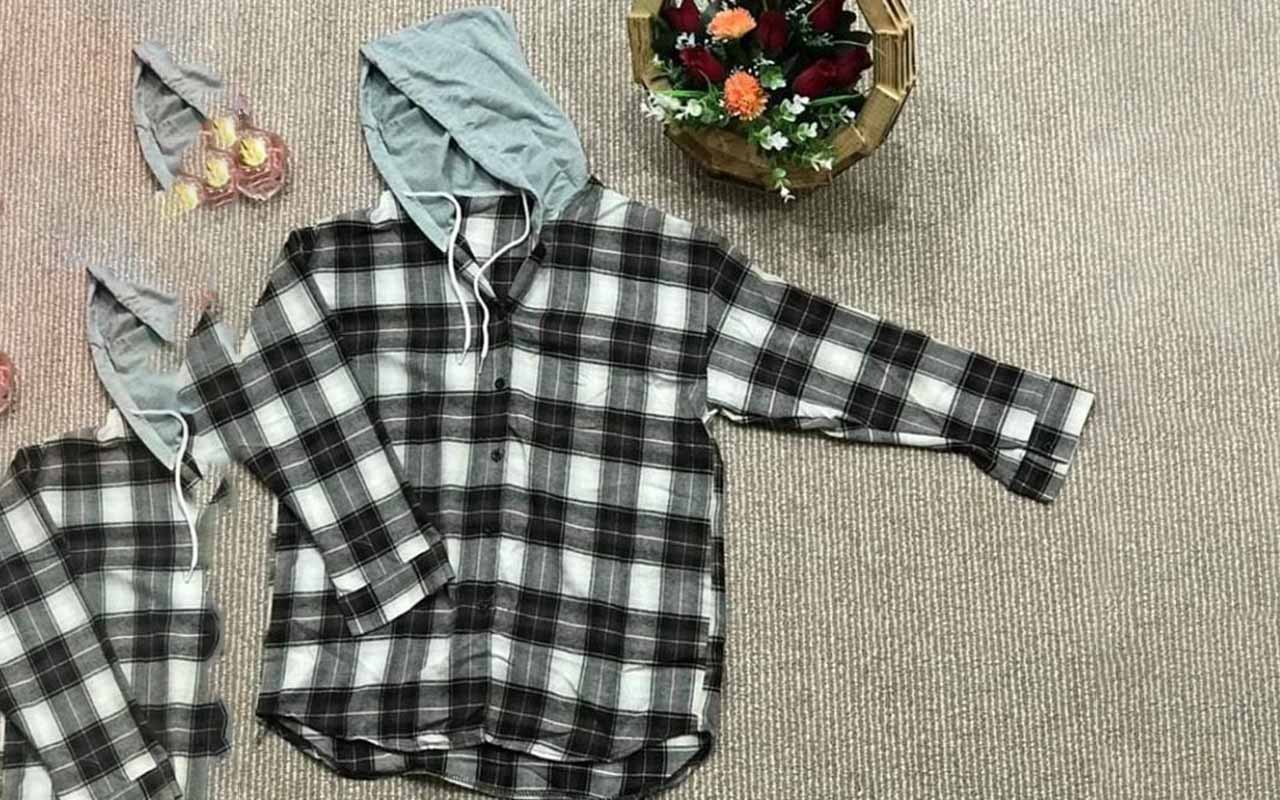 سویشرت پشمی چهارخانه