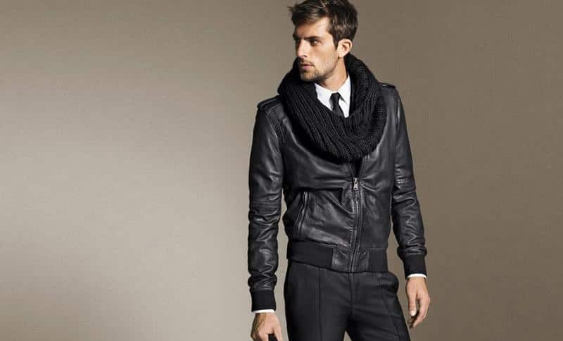 کاپشن چرم مارال