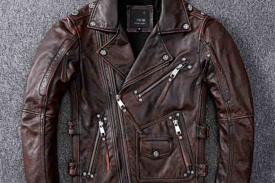 کاپشن چرم مردانه