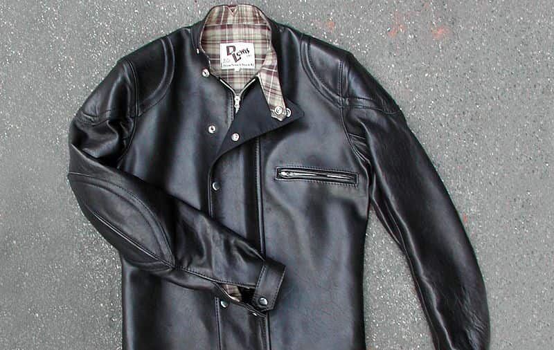 کاپشن چرم مشکی