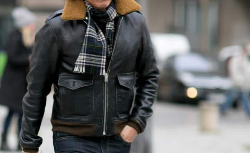 کاپشن چرم اسپرت