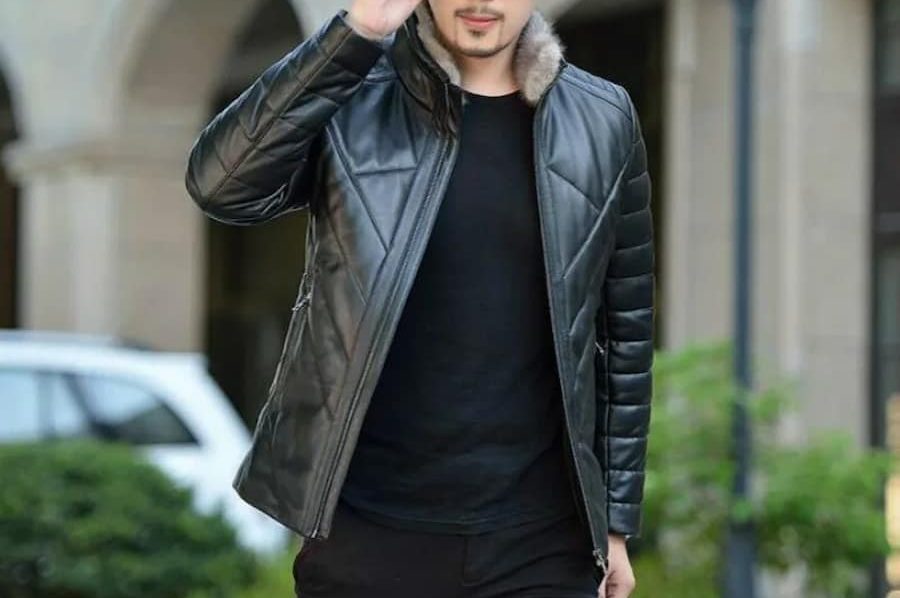 کاپشن چرم مردانه