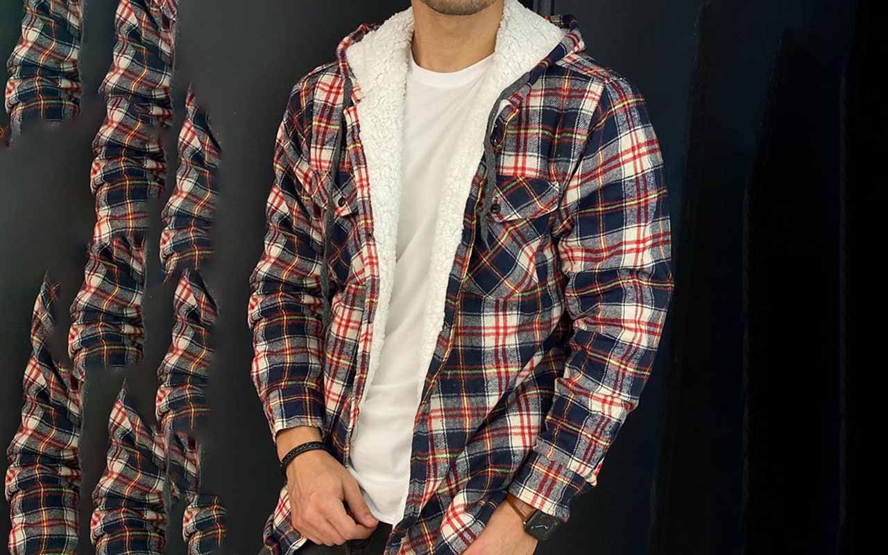 سویشرت پشمی چهارخونه